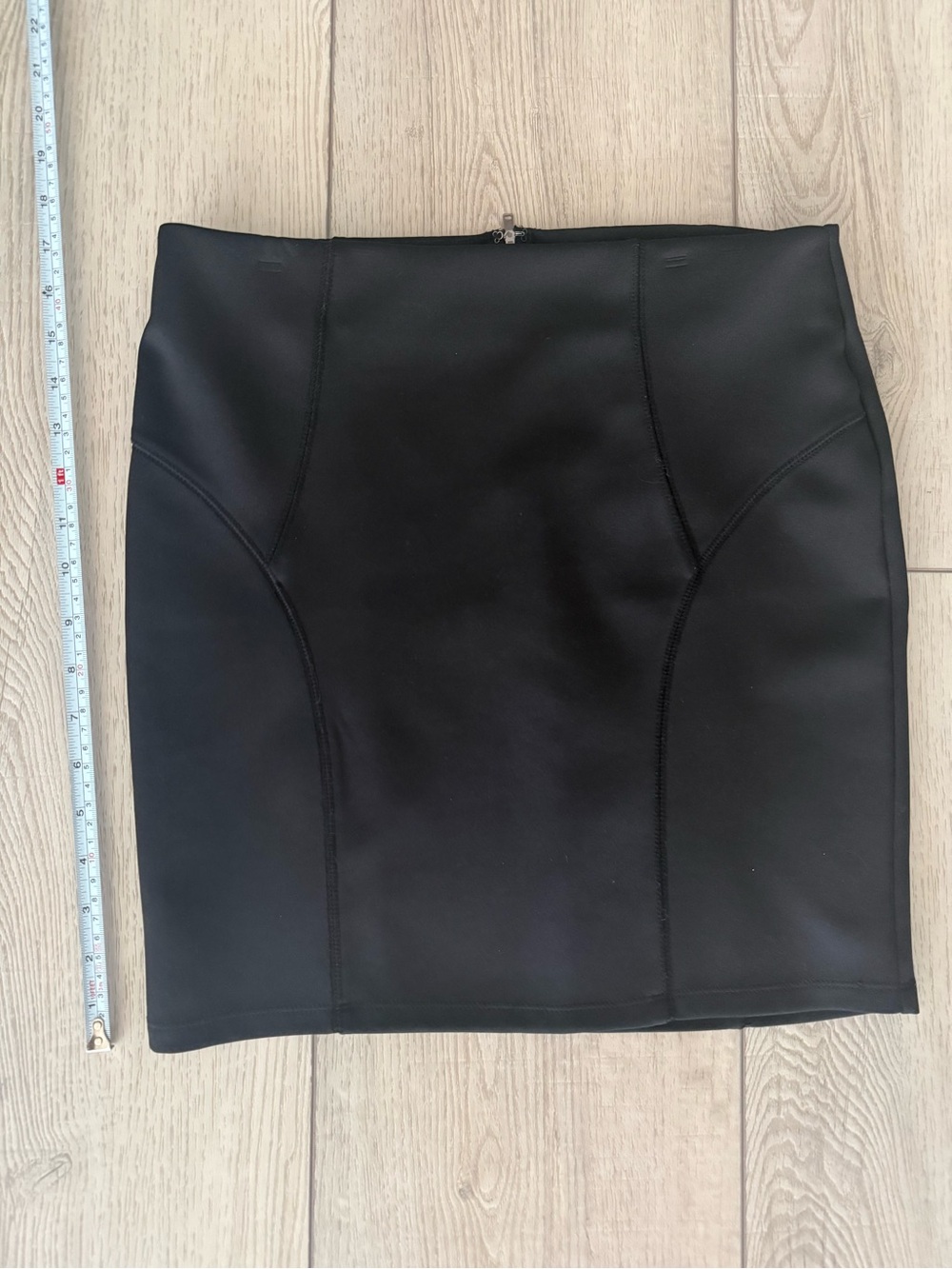 Forever 21 Black Faux-Leather Pencil Skirt